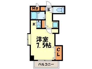 ｾﾝﾄﾚｰｼﾞ大橋の物件間取画像